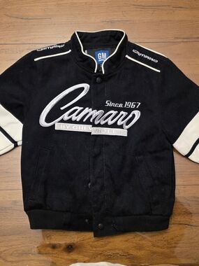 Camaro by Chevrolet Kids Black & White Jacket